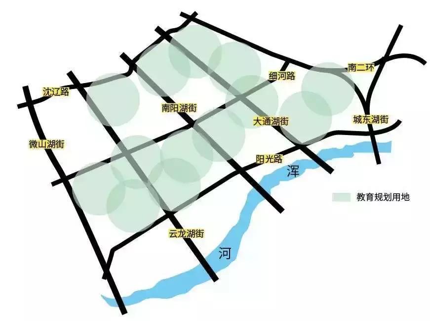 沈阳于洪新城教育规划图,于洪新城教育发展规划