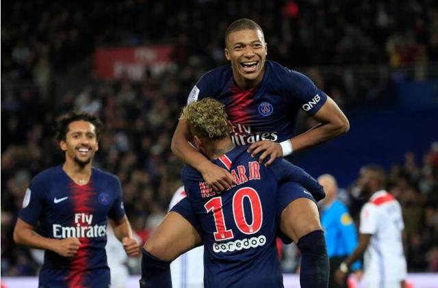 内马尔2019年大巴黎连胜,内马尔巴黎10大进球