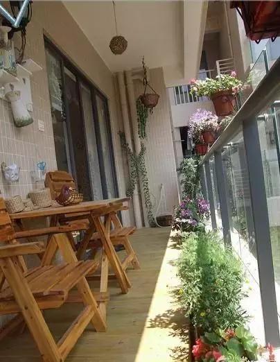 花园洋房阳台设计,阳台打造成小花园