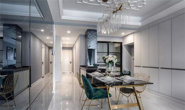 隶都景苑保定,保定现代装修设计实景案例