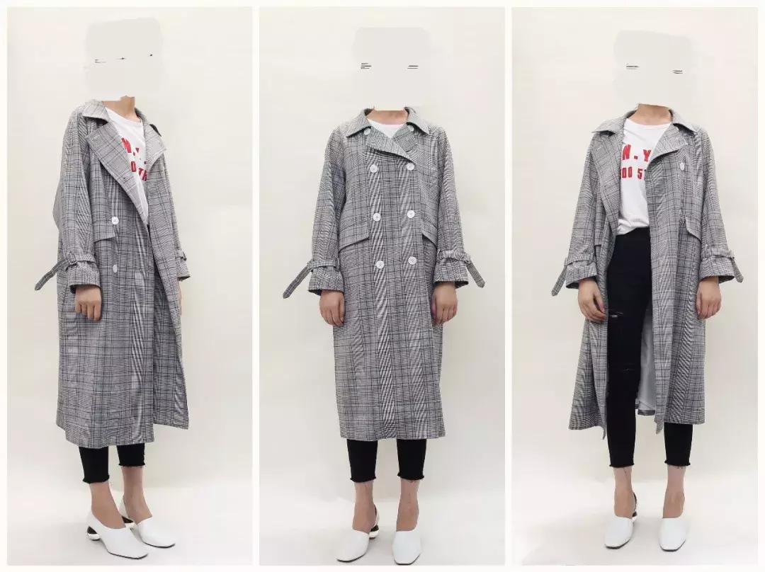 真人版试穿衣服,真人试穿黄金风衣