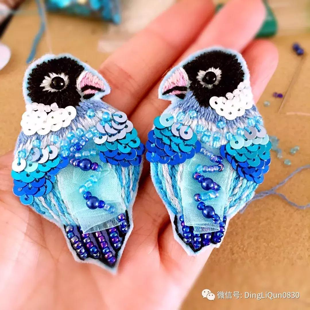 串珠刺绣教程图解,串珠刺绣手工