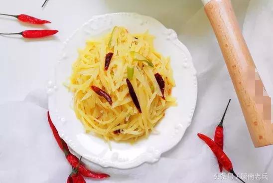 切土豆丝前细后粗,教你一招切土豆丝切得又细又快