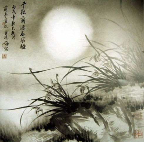 金晓海水墨画作品欣赏,金晓海花鸟画作品欣赏