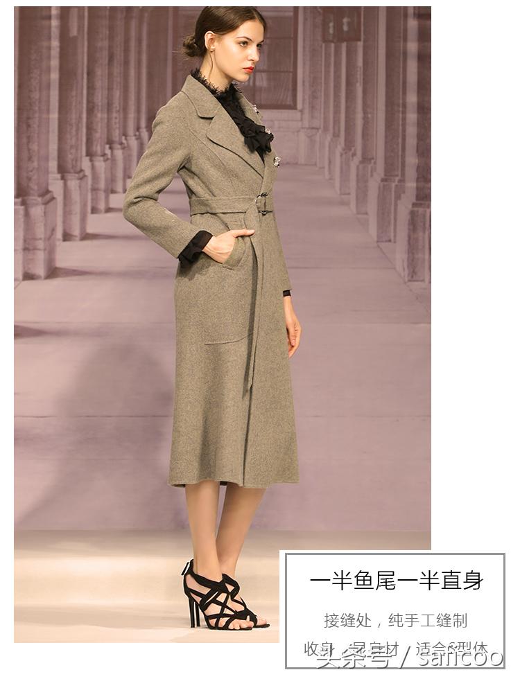 欧美风大衣秋冬款,欧美小众高定秋冬大衣