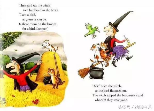 女巫扫帚万圣节,女巫扫帚排排坐绘本拓展素材