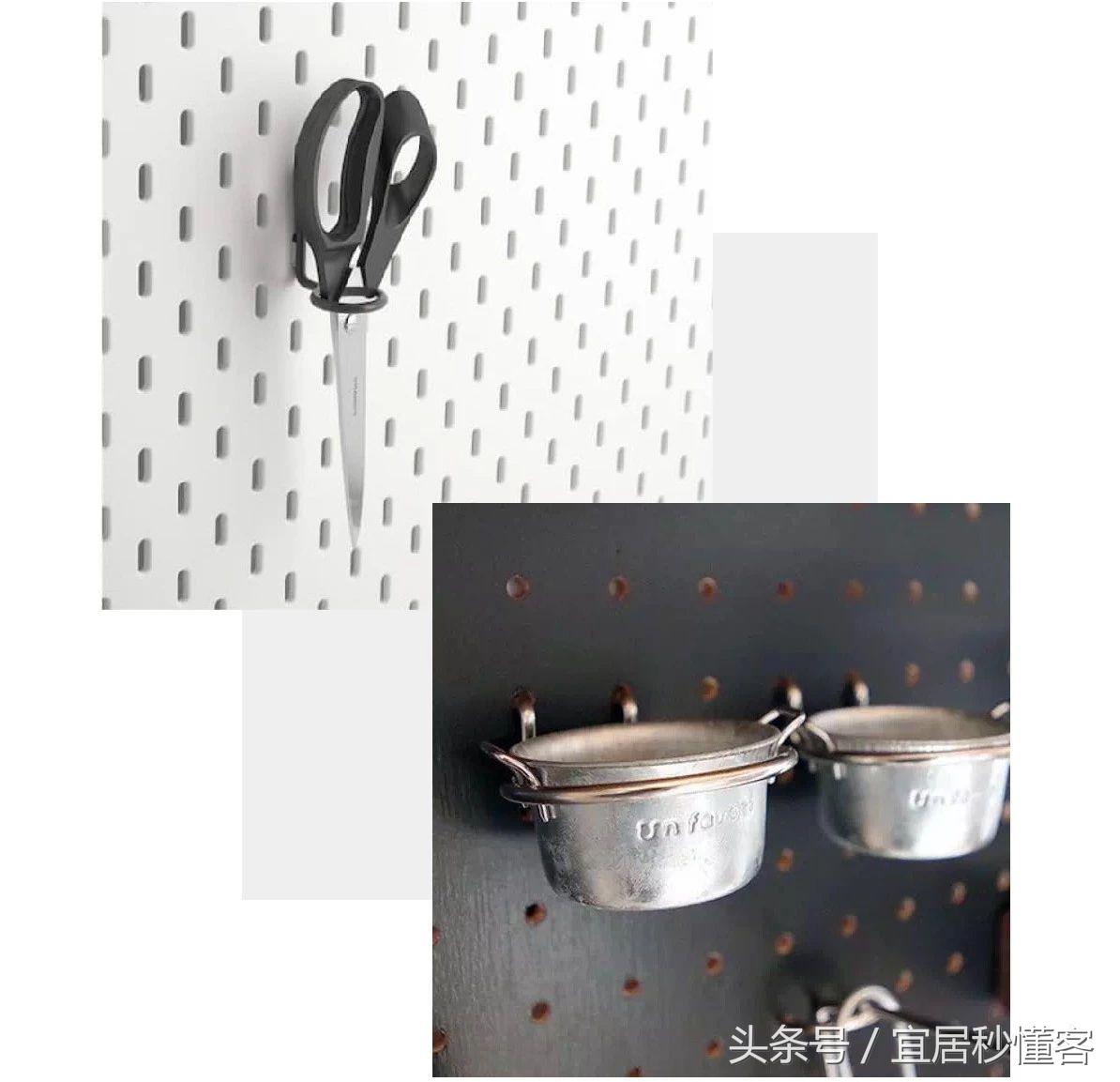 整理洞洞板的方法,厨房没有柜子怎么收纳洞洞板