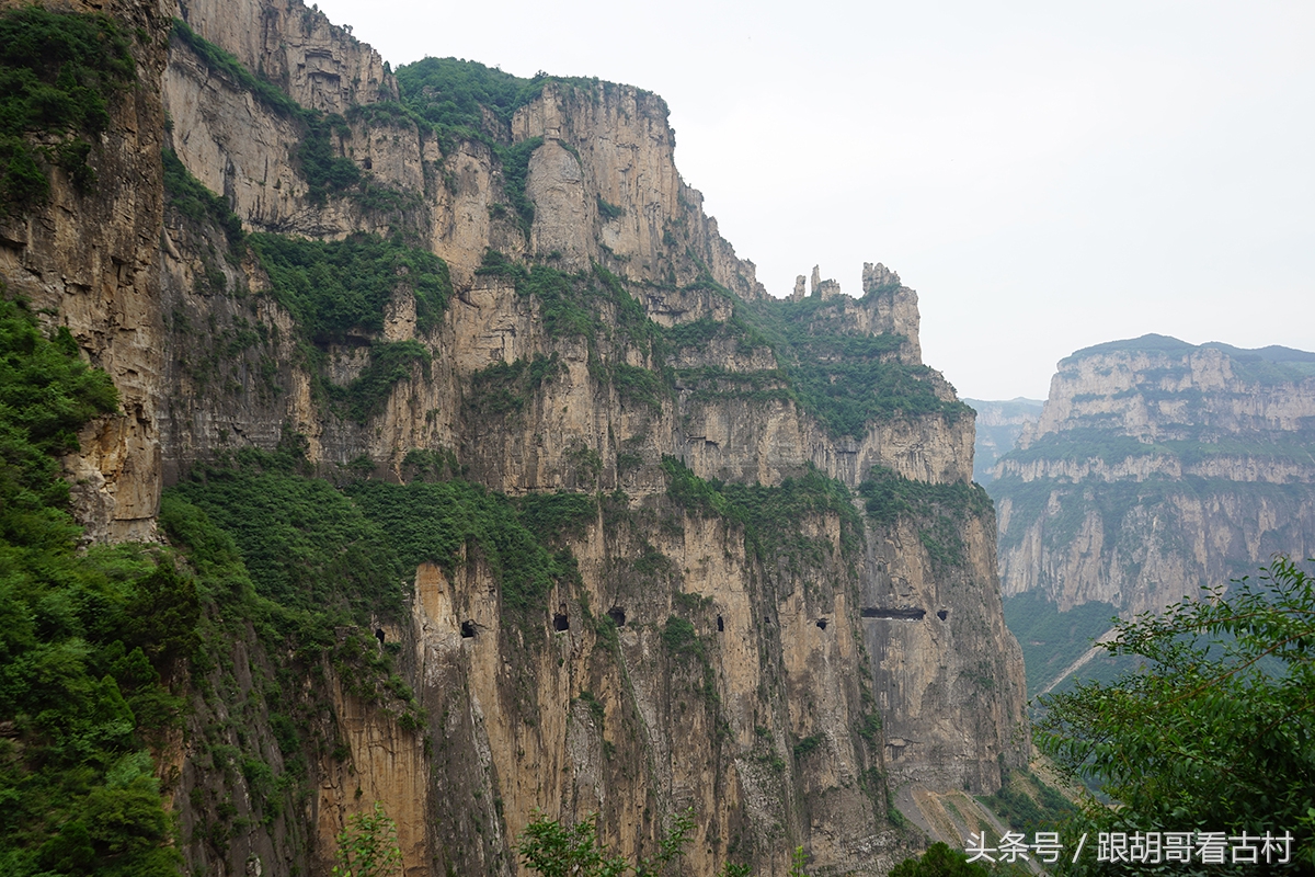 太行古村之井底村,太行山绝壁村落