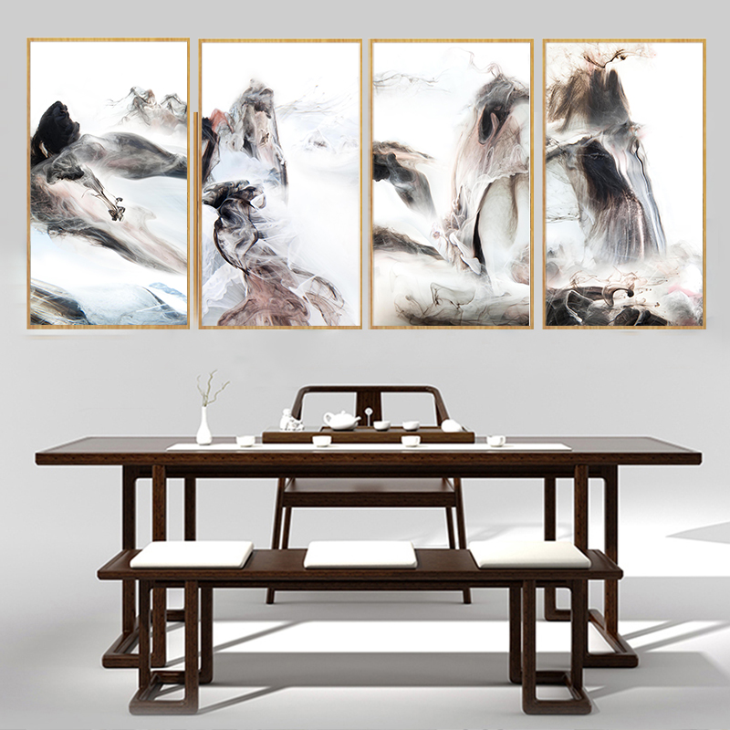 三联画批发客厅装饰画,迷鹿装饰画