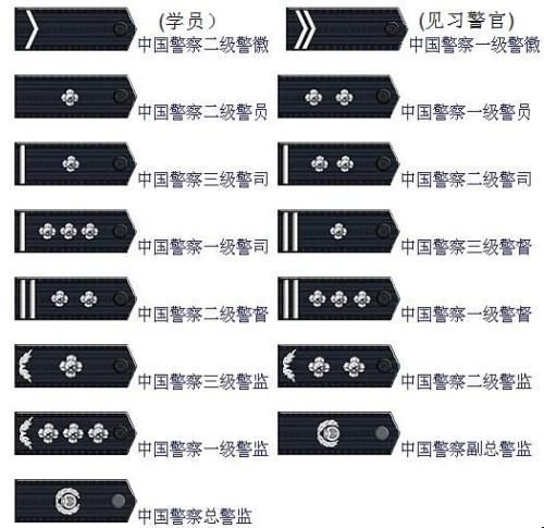 警校老师警衔和职称,警校的警衔有什么区别