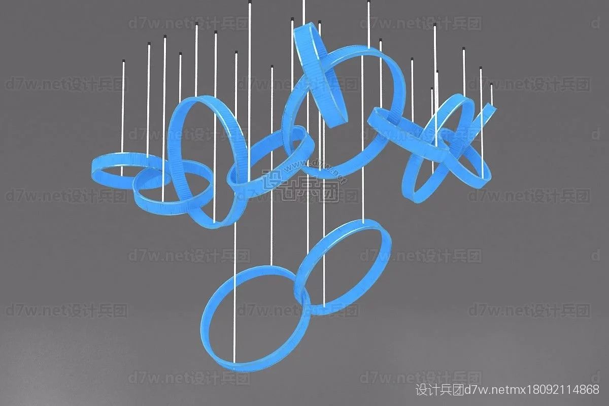 软装小吊灯,好看的现代吊灯3d模型