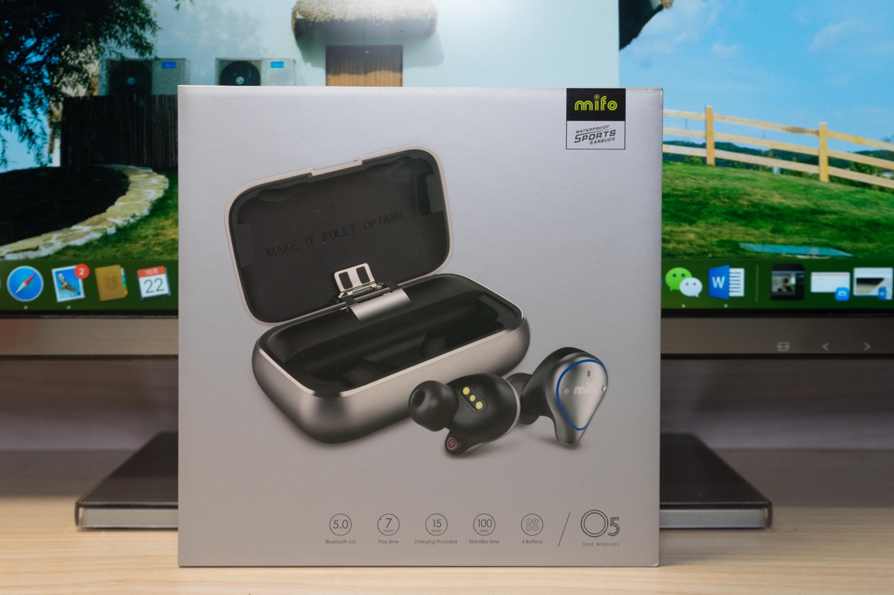 待机王插卡运动蓝牙耳机,mifoo5双耳无线蓝牙耳机