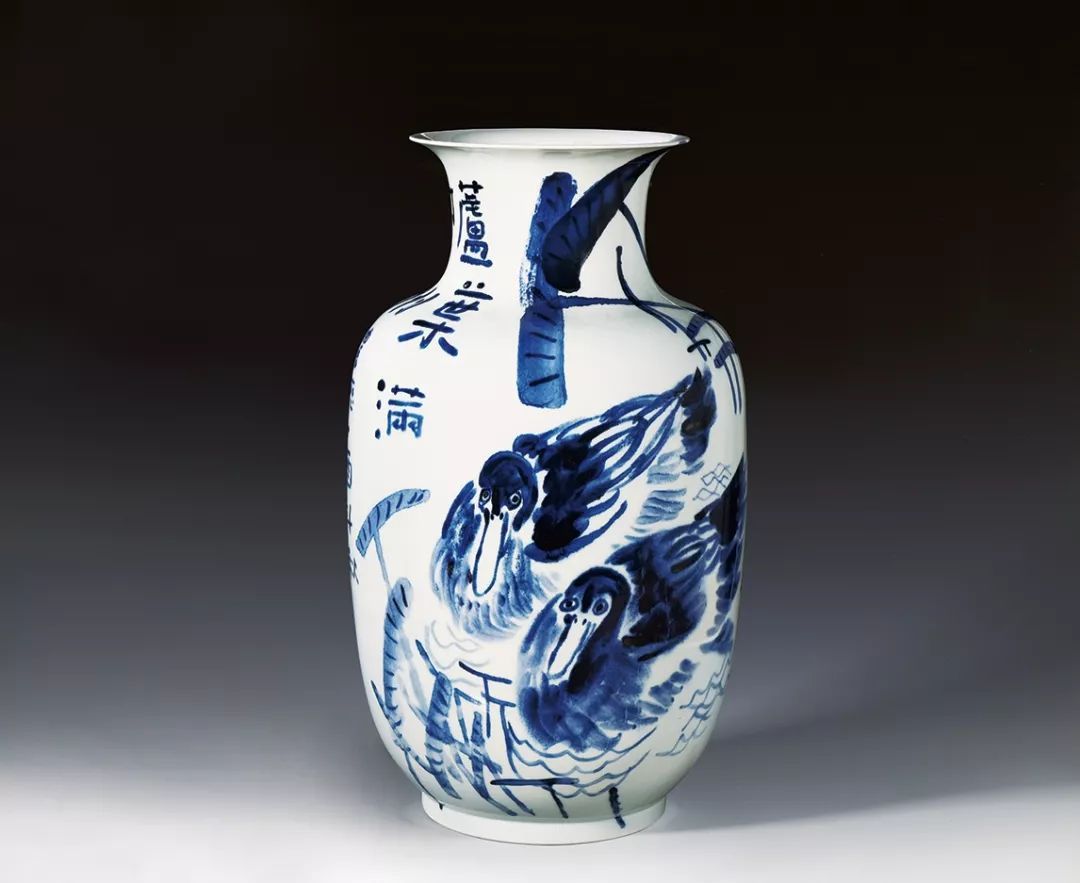 古涧一枝梅,梅兰竹菊手绘釉上彩瓷板画