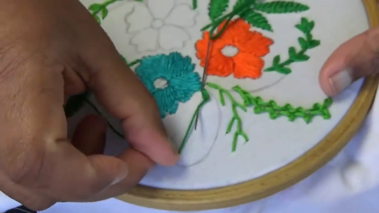 刺绣小教学,手工刺绣教程简单大全