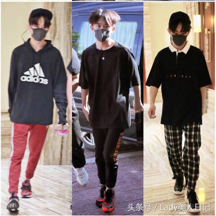 易烊千玺口罩保镖,易烊千玺口罩图