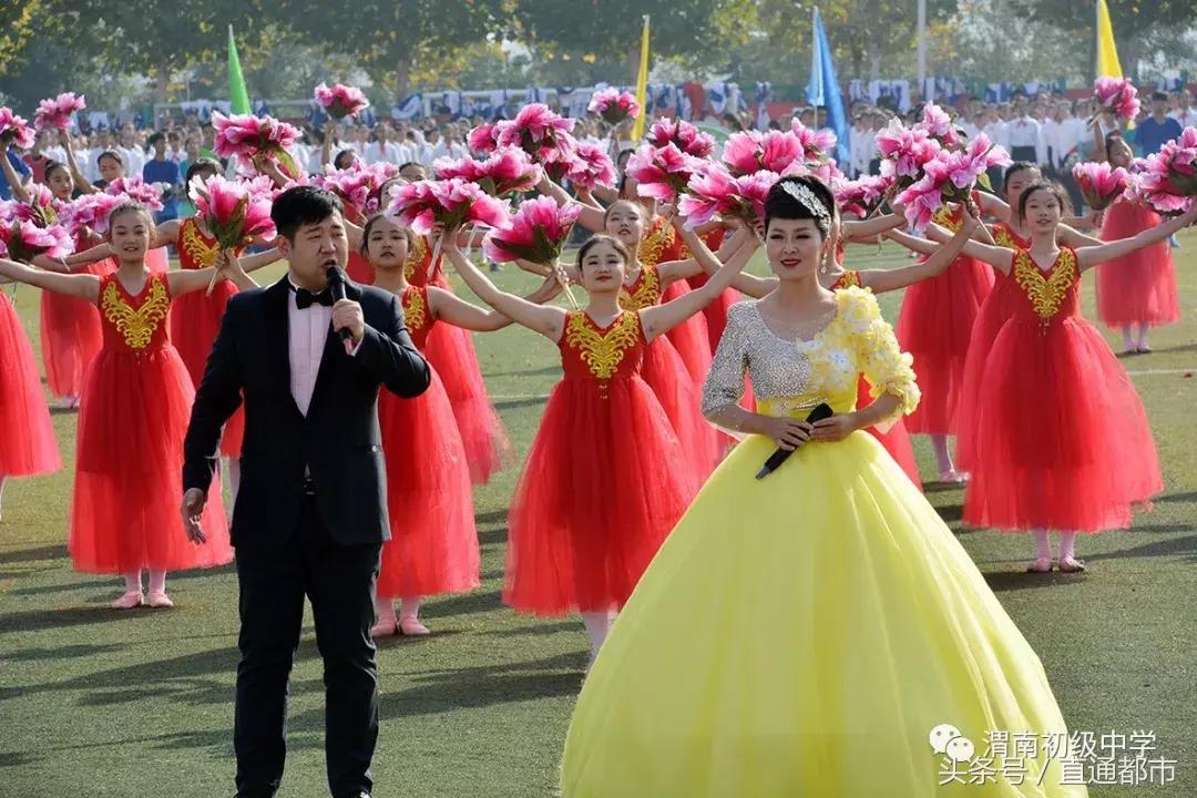 渭南桃园小学运动会开幕式,渭南小学生运动会开幕式