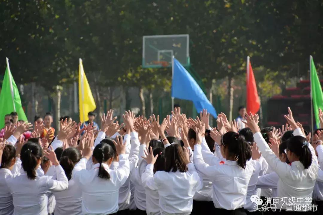 渭南桃园小学运动会开幕式,渭南小学生运动会开幕式