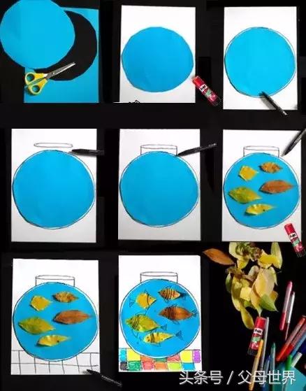 用枯枝落叶做成的简单艺术品,幼儿园秋天的落叶艺术品