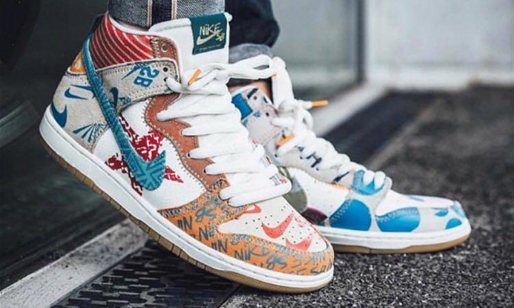 潮流时尚板鞋嘻哈,嘻哈搭配潮鞋