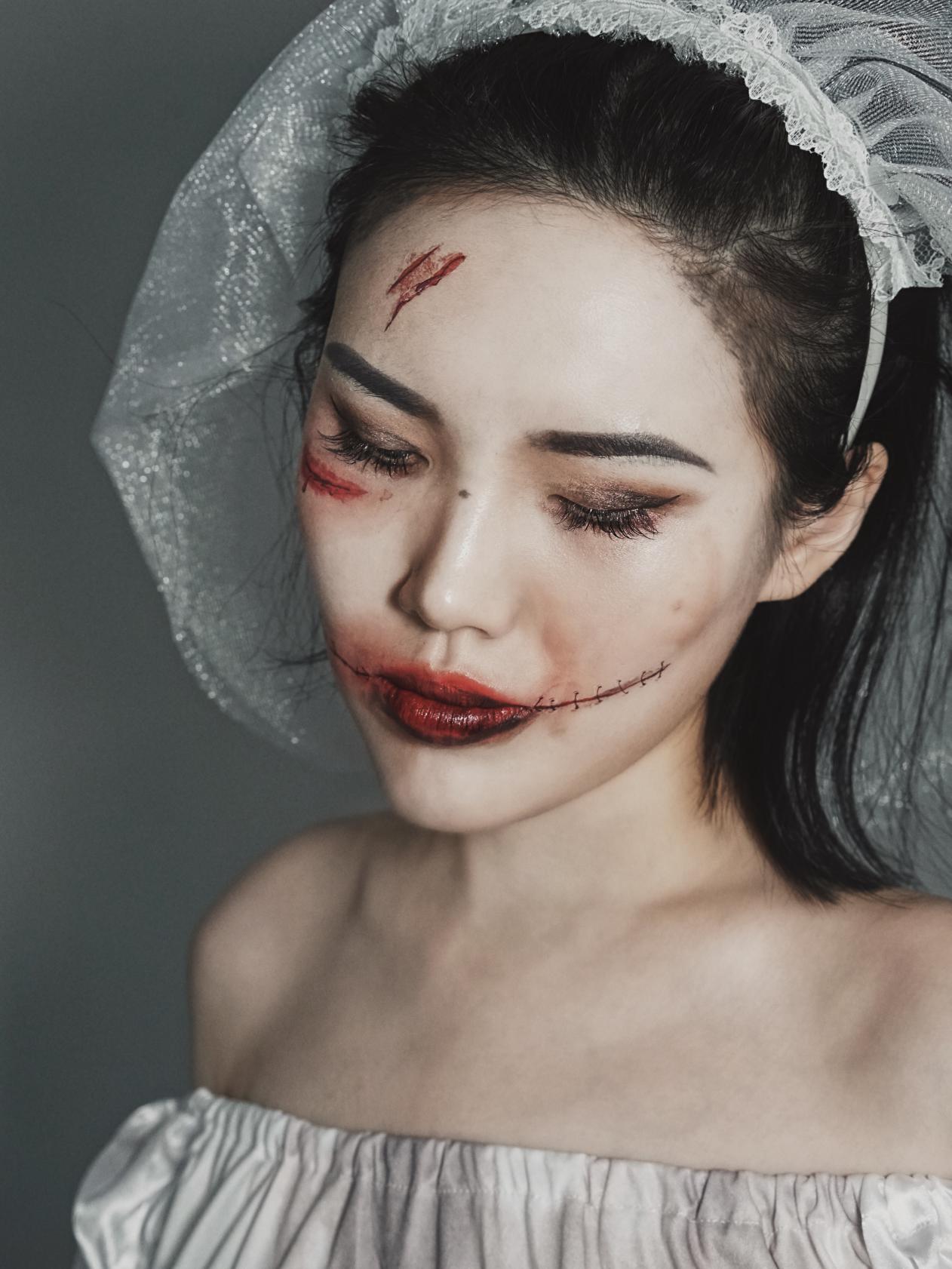 万圣节怎么画僵尸妆,万圣节僵尸妆容教程