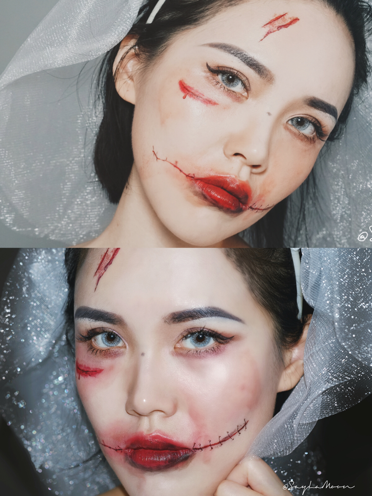 万圣节怎么画僵尸妆,万圣节僵尸妆容教程