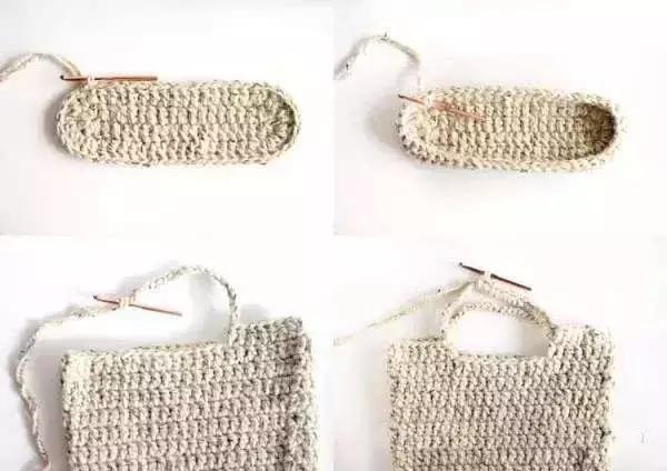 用毛线做收纳袋怎么做,用环保购物袋手工制作幼儿