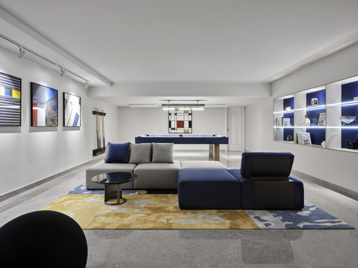 苏州度假型会所装修设计,意式轻奢会所设计