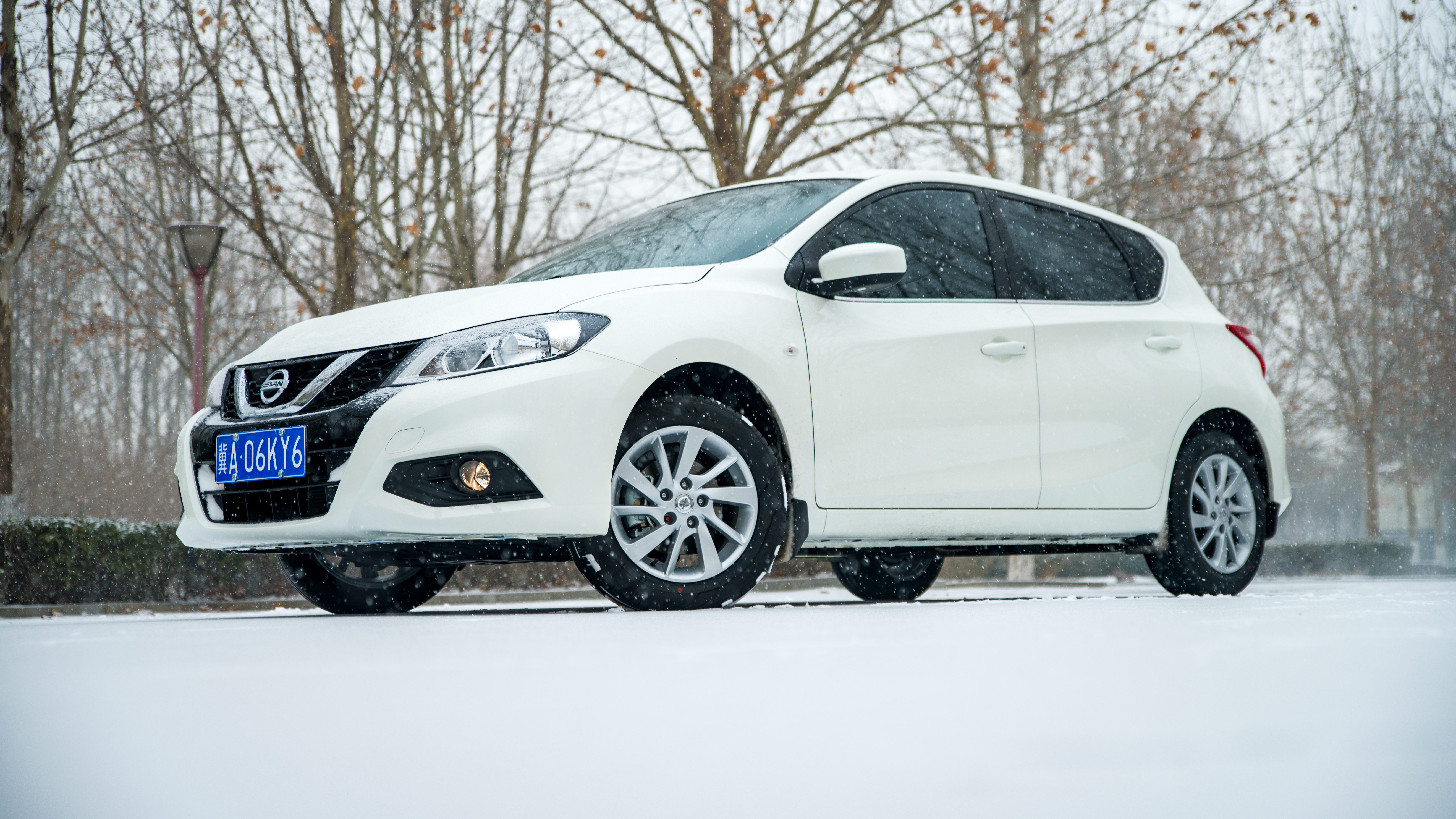 骐达拍的行车风景,骐达下雪天