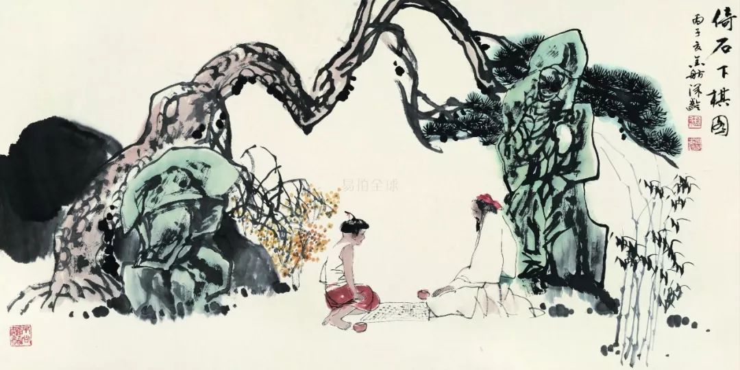 他从一个普通的美术编辑，到成就斐然的专业画家