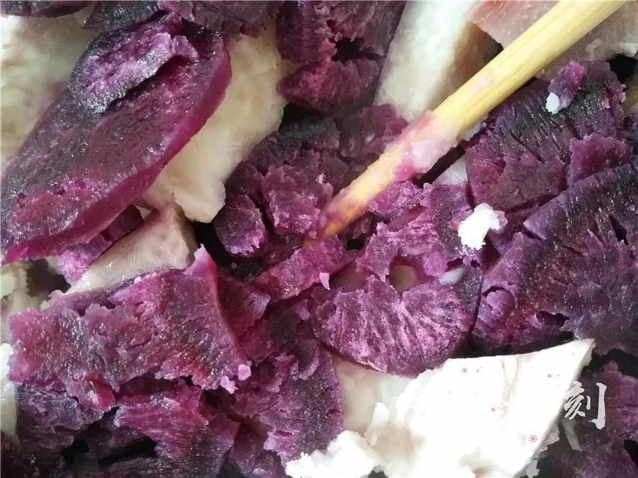 平底锅做紫薯仙豆糕的做法,香芋紫薯仙豆糕烤箱