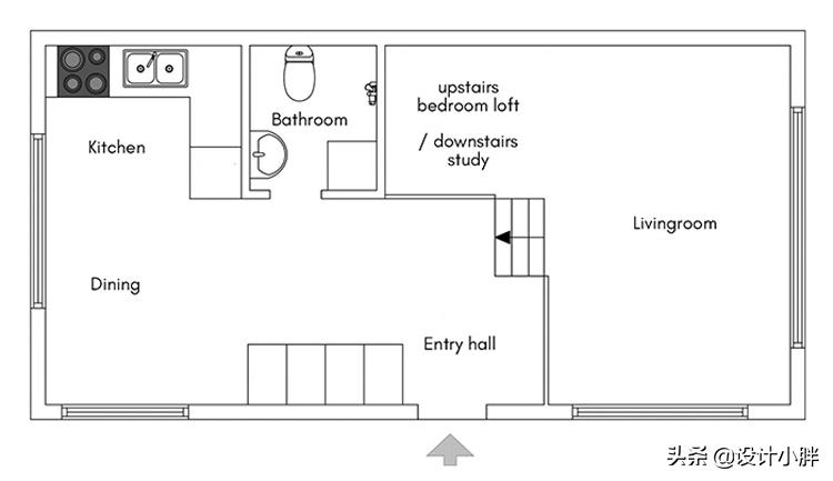 47平loft两层公寓装修,loft47平小户型装修设计