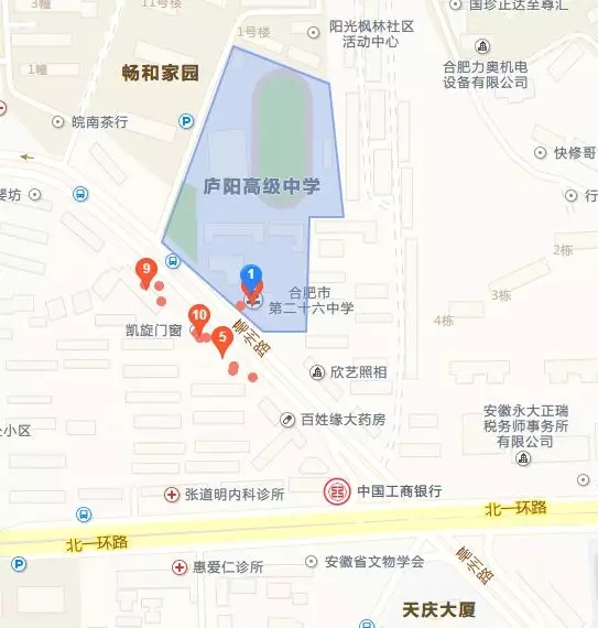 庐阳高中2017分数线,庐阳高中录取分数线2019