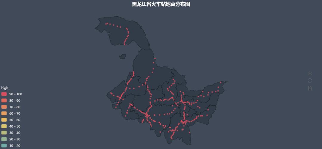 python分析全国火车站数量，东北竟然占了2成？