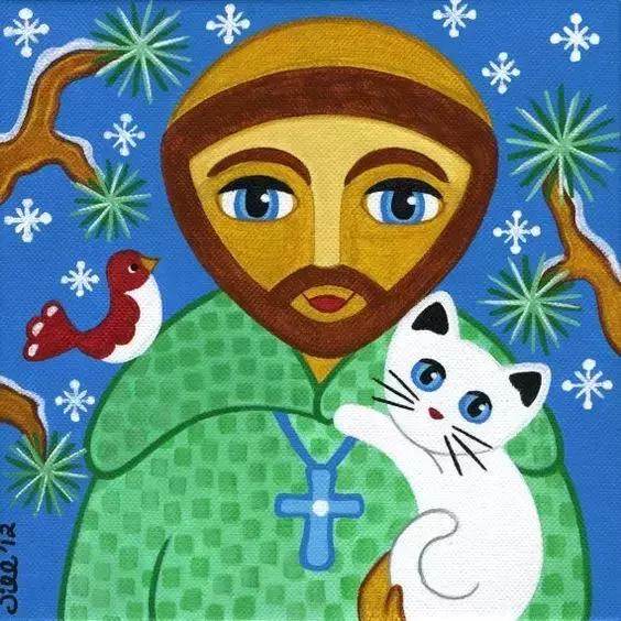 范画,动物创意水粉画教师范画8-10岁