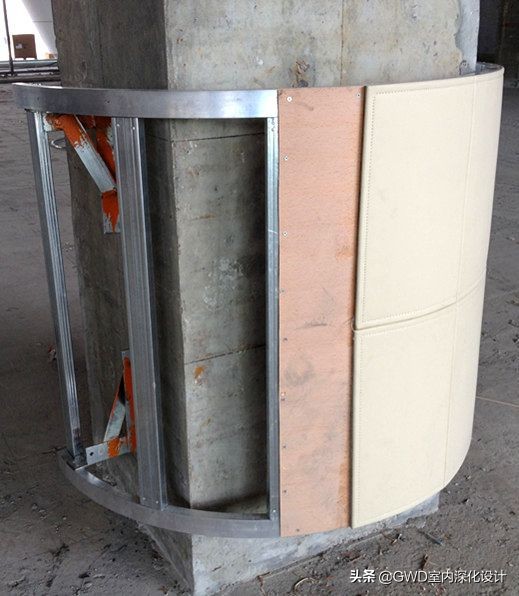 硅岩板包柱的施工工艺,钢结构柱子包柱工艺