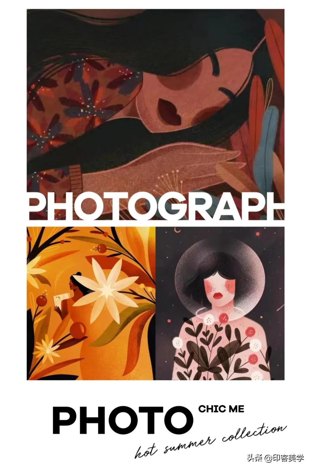 四季插画图片大全,100张唯美插画图