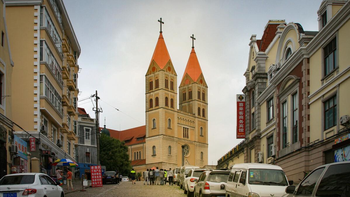 美丽海滨城市青岛,青岛旅行金沙滩
