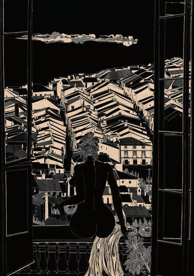 冷冰川水墨作品欣赏,冷冰川墨刻完整视频