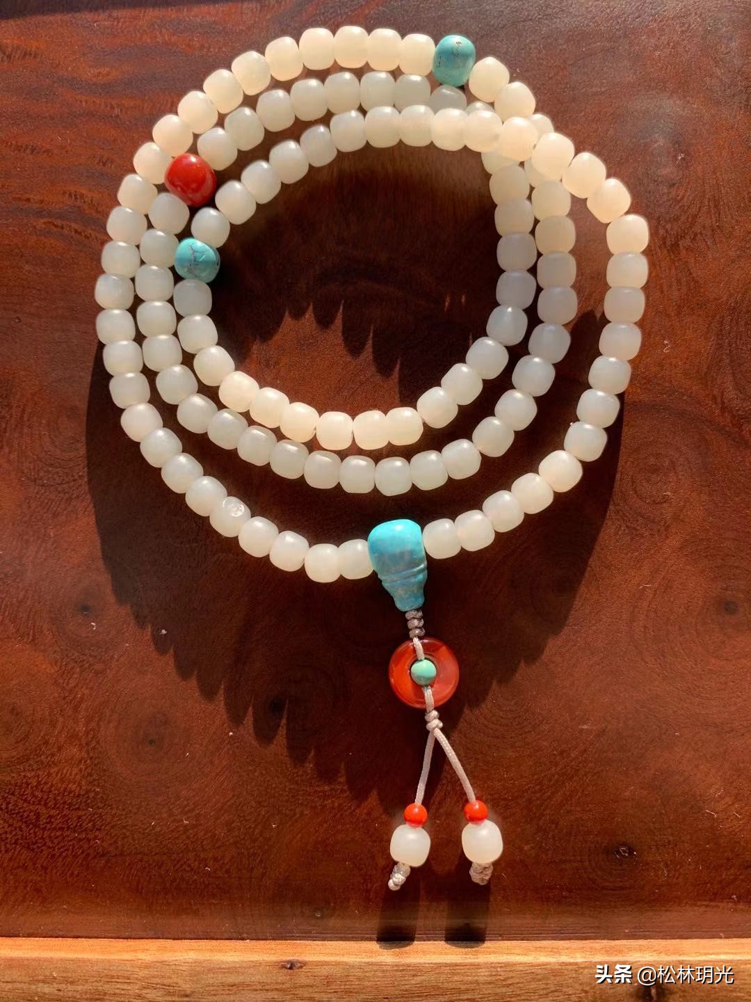 算盘珠手串可以配直切珠吗,足金算盘珠配直切珠