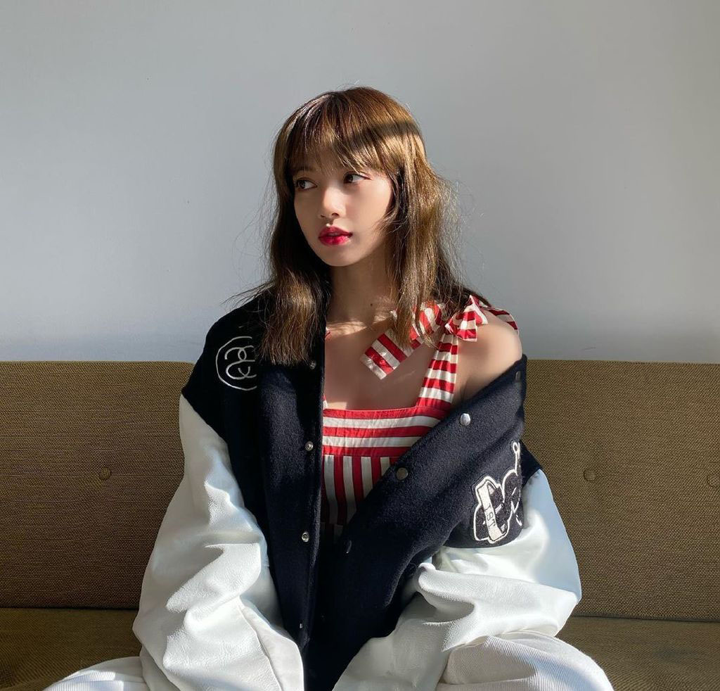 lisa私服第二期,2023lisa同款棒球服