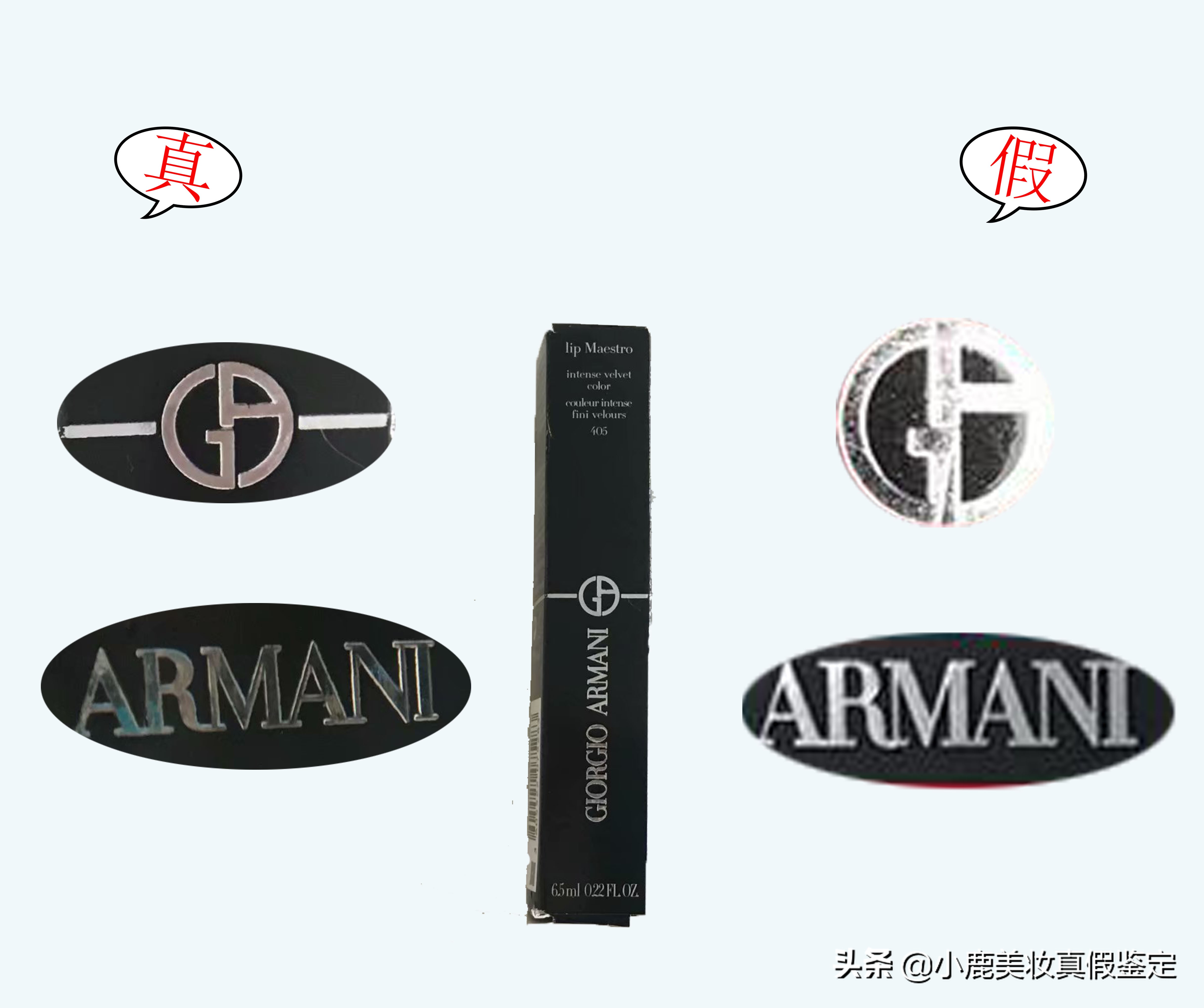 阿玛尼新款405权力唇膏真假,阿玛尼405小样1.4毫升真假