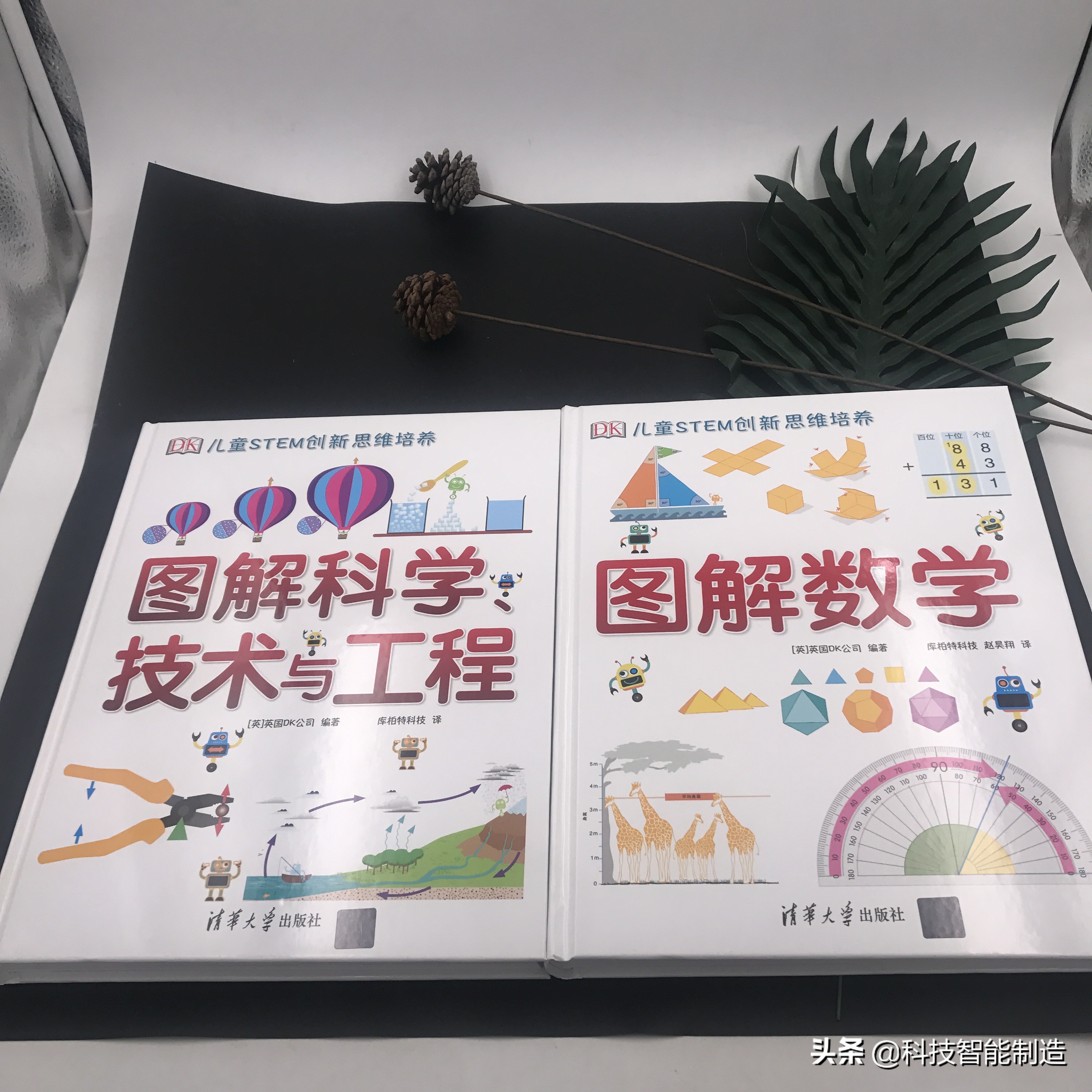 爆款图书，DK图解数学和图解科学184个数学知识点、253种科学思维