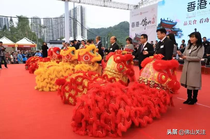 广东佛山庙会开锣,佛山热闹