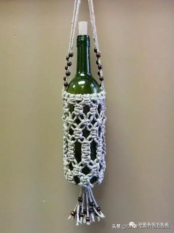 编绳杯套,编绳防烫杯套