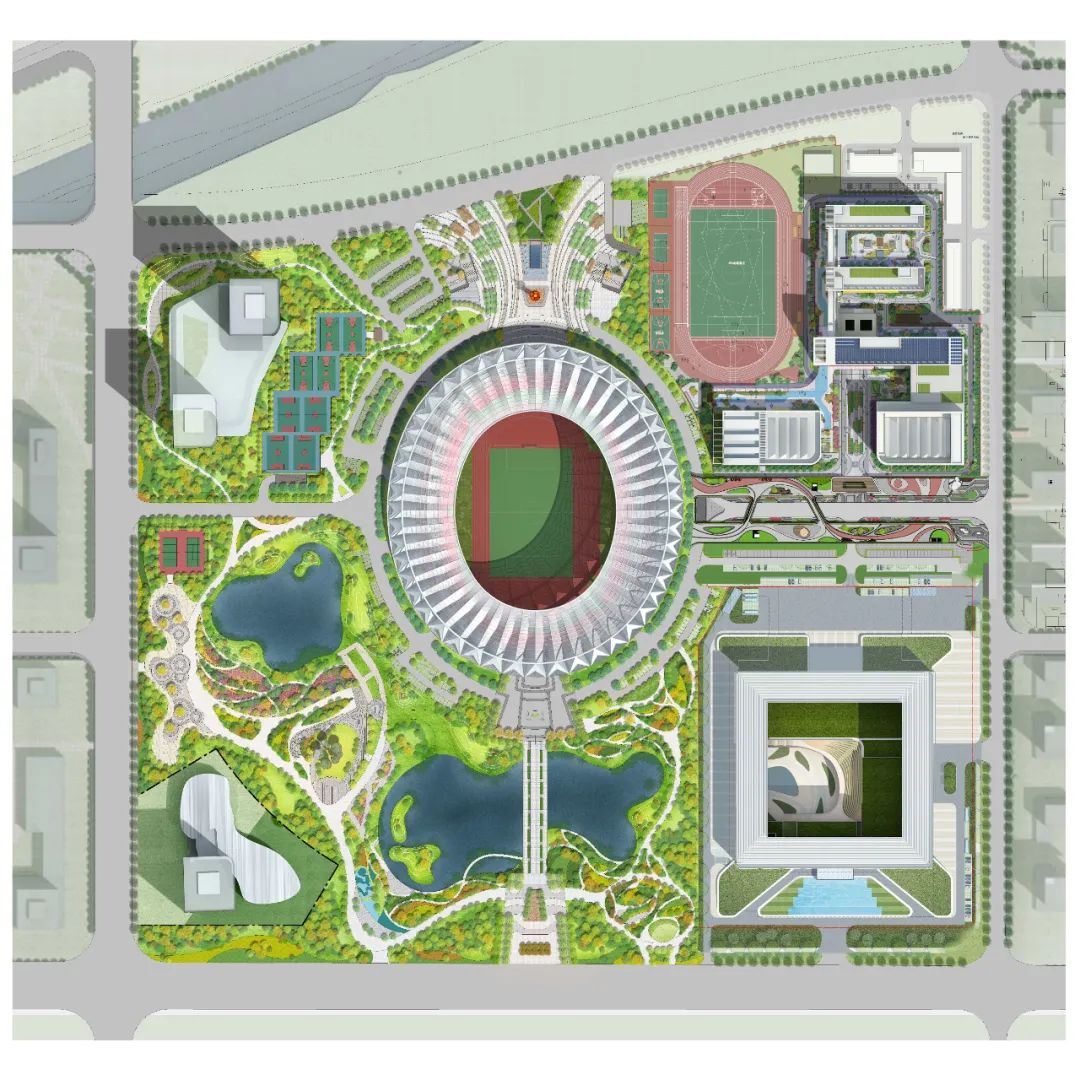 日照奎山体育中心奠基仪式,日照奎山体育中心