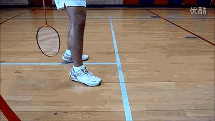 羽毛球步法基本功视频,羽毛球正手后场到前场步法