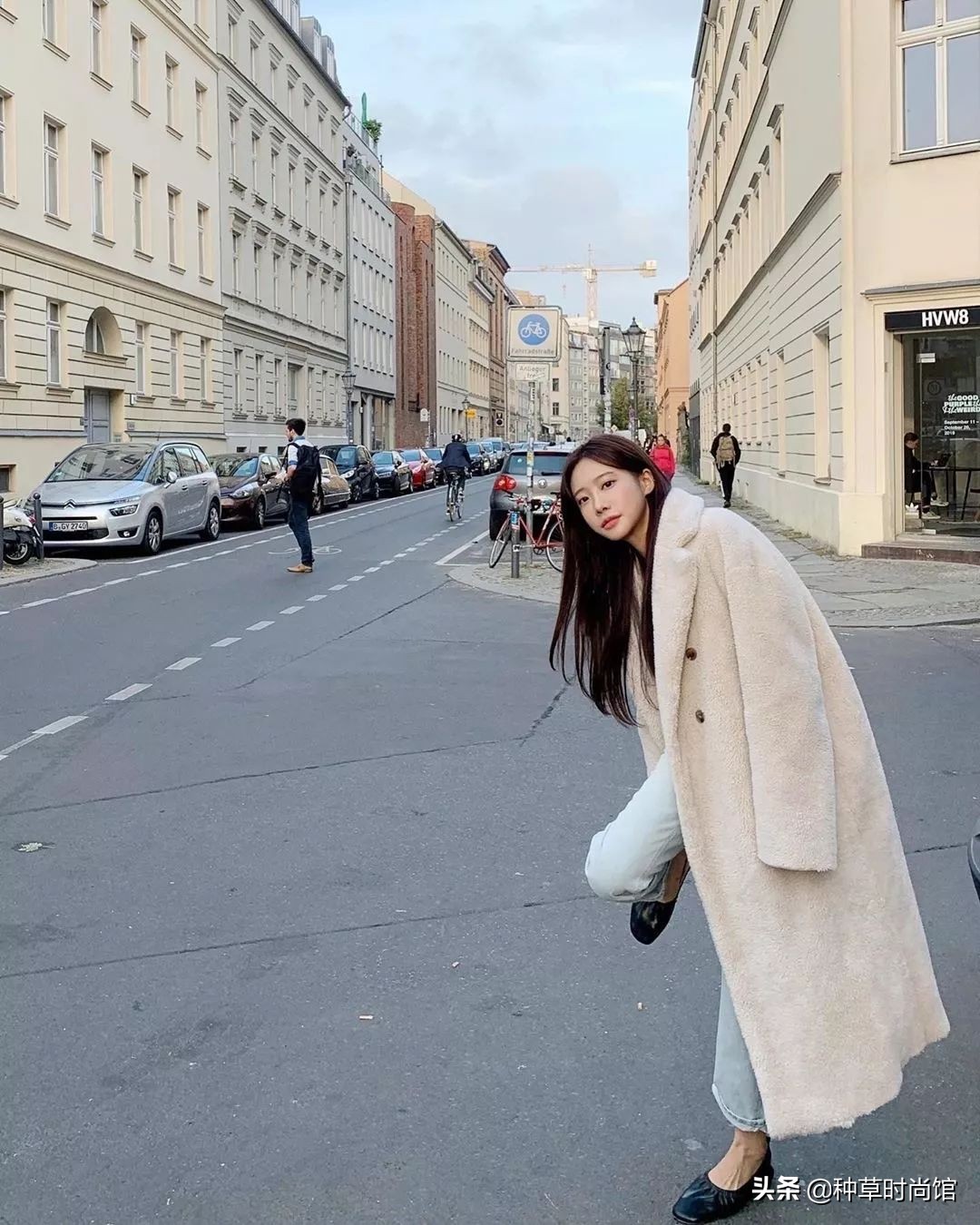 夹克直筒裤,夹克直筒裤穿搭