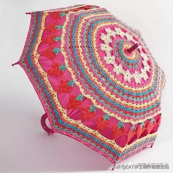 雨伞编织图解教程,旧雨伞千万别扔