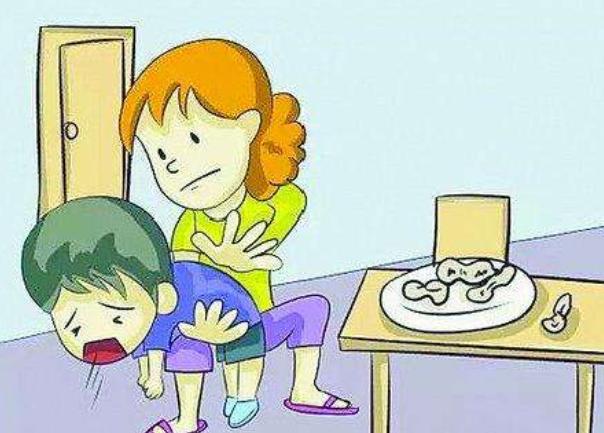 孩子吃东西卡喉咙用手抠可以吗,孩子吃东西卡住喉咙怎么弄视频