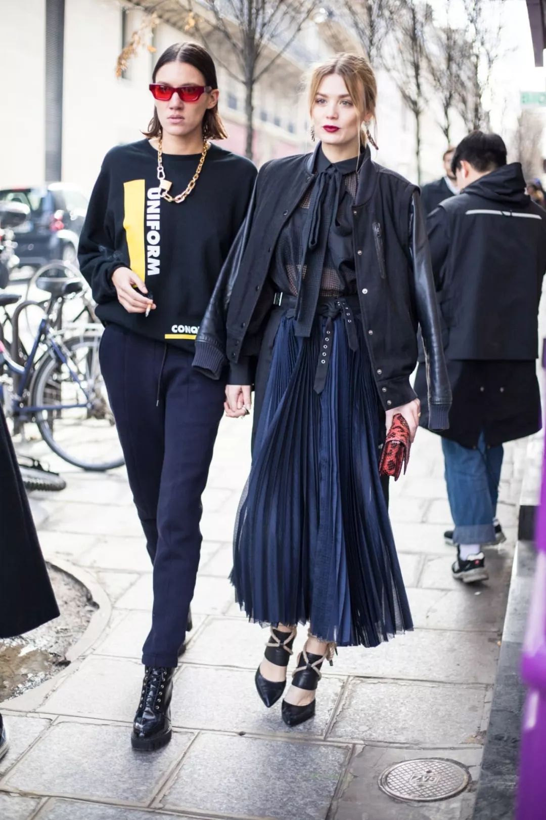 冬季百褶裙怎么选显瘦,长款百褶裙测评秋冬搭配